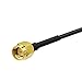 BINGFU SMA Male to SMA Female Bulkhead Mount RG174 Antenna Extension Cable 1m 3 feet 2-Pack Compatible with 4G LTE Router Gateway Modem Cellular SDR Dongle Receiver