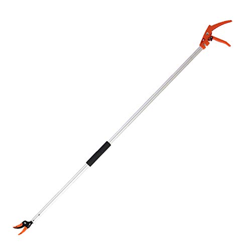 KSEIBI 143015 Long Reach Cut and Hold Bypass Pruner Max Cutting 1/2 inch (5.0 ft - 1.5 m)