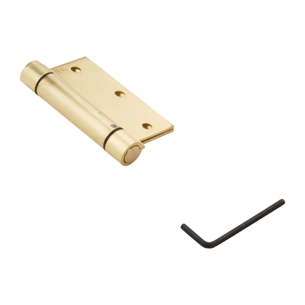Photo 1 of National Hardware N184-556 V520 Spring Hinge in Brass,3-1/2 Inch