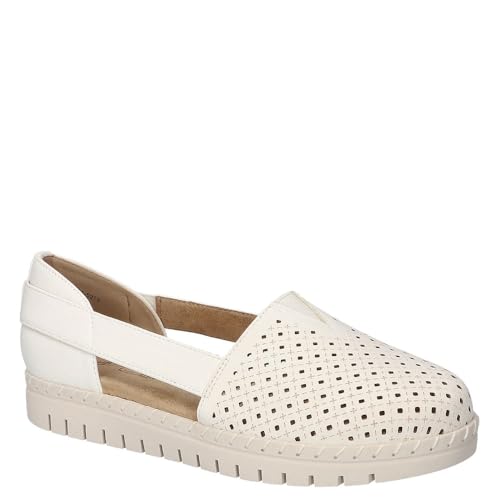 Easy Street Women’s Fedra Sneaker, White, 10 Narrow