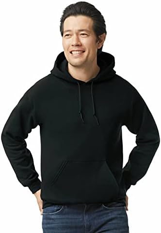 Gildan Heavy Blend Adult Hooded SweatShirt Black M at Amazon Men's
