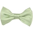 Solid Light Sage Green Men's 20" Zipper Tie