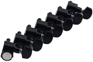 MYLES MUSIC SHOP 7-String Guitar Locking Machine Heads - 7R Tuning Pegs for Electric Guitar, Precision Tuning Pegs Replacement (7R Inline)