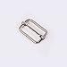 Shappy 25 Pieces 1 Inch Slide Buckle Triglide Slides Webbing Slider for Fasteners Strap Backpack, Silvery