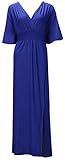 QZUnique Women's Batwing Sleeve Plus Summer Exotic Beach Dress Bohemian Sundress
