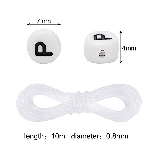 1 Pieces+Alphabet+Acrylic+Jewellery+Bracelets