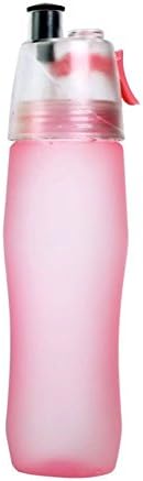 700ml Water Drinking Bottle Climbing Misting Spray Healthy Sports Cup for Cycling Running Climbing Pink