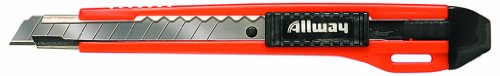Allway Tools 9-mm Neon 13-Point Deluxe Snap Off Knife with 3 Blades