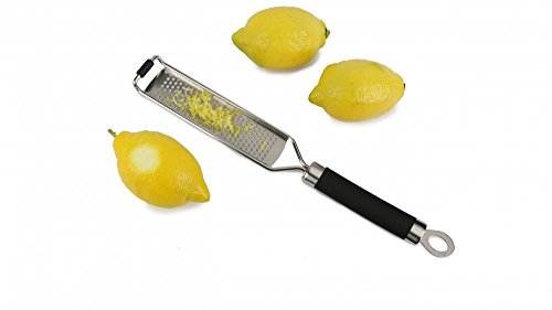 image for ZESTY Citrus Lemon Zester & Cheese Grater - Great for Lemon, Lime, Gin