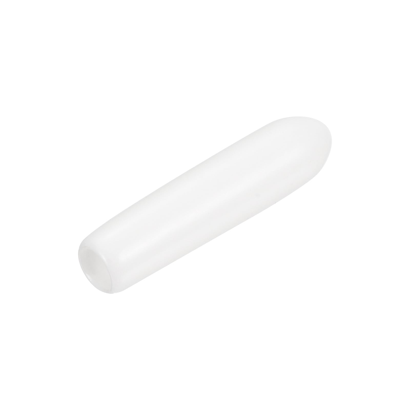 Photo 1 of uxcell 200pcs Rubber End Caps 2.5mm ID Vinyl Round Tube Bolt Cap Cover Screw Thread Protectors White