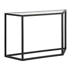 Levi 44'' Wide Trapezoid Console Table in Blackened