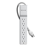 Belkin 6-Outlet Commercial Power Strip Surge Protector with 6-Foot Power Cord, 720 Joules (BE106000-06-CM)