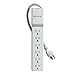 Belkin 6-Outlet Commercial Power Strip Surge Protector with 6-Foot Power Cord, 720 Joules (BE106000-06-CM) primary