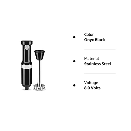 KitchenAid Cordless Variable Speed Hand Blender KHBBV53, Onyx Black Pricepulse