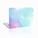 UNIK CASE-Purple Light Blue Gradient Ombre Triangular Galore Graphic Ultra Slim Light Weight Matte Rubberized Hard Case Cover for Macbook Air 13