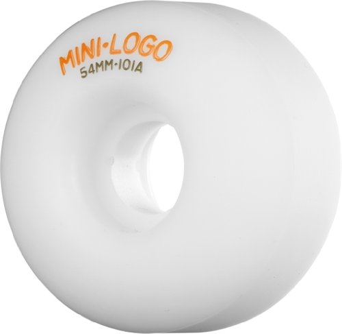 Mini Logo C-Cut White Skateboard Wheels - 54mm 101a 