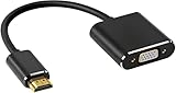 PASOW HDMI to VGA Adapter Aluminum Alloy HDMI Male
