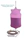 Premium Enema Silicone Enema Bag Kit. Non-Toxic. BPA and Phthalates Free. Suitable for Home, Water & Coffee Colon Cleansing. 2 Quart Bag (Purple)