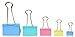 Fireboomoon Binder Clips, Assorted Sizes, Multicolor, 72 per Pack Binder Clips,Metal Clips,Spring-Tight Clip,Office Clip,Mini Binder Clips,Color Coated Clips,Metal Binder Clips,Binder Clips Large