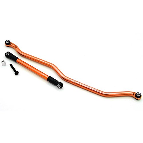 Hot Racing RCS49E03 Orange Aluminum Fix Link Steering Rod Wraith Deadbolt