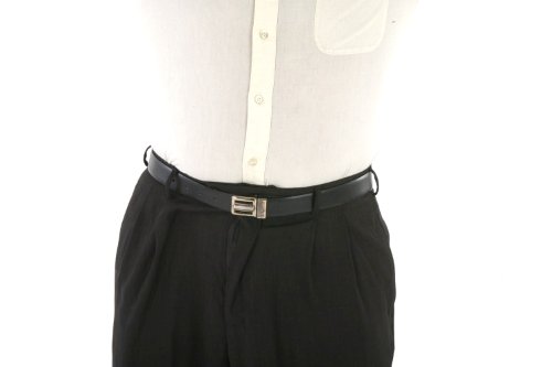 Wesol Distribution Unisex Shirt Lock Undergarment Belt to Keep Your Shirt Tucked, 38 and below, Black