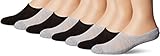 Fruit of the Loom Men's Big and Tall Cushioned Invisible Liner 4 Pack Sock, ASST2, Shoe Size 11-15/Sock Size 12-16