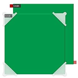 Enoin 2 Pack 12x12 Inches Green Non Transparent