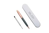 Fine Black Ballpoint Pen In A Gift Case | Copper Stainless Steel Body, Smooth& Even Ink Flow,Ergonomic Grip | Roller Pen For Business,Writing,Office,Guest Books,Journaling,Travel
