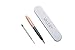 Fine Black Ballpoint Pen In A Gift Case | Copper Stainless Steel Body, Smooth& Even Ink Flow,Ergonomic Grip | Roller Pen For Business,Writing,Office,Guest Books,Journaling,Travel