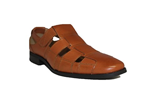 Buy La Milano Men's Cognac Dress Comfortable Leather Sandals # LZ085 Online  at desertcartCayman Islands