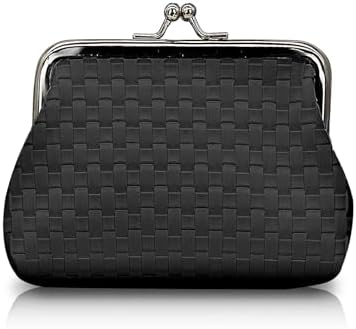Lavogel Coin Purse, Kiss Lock Coin Purse for Women, Large Capacity