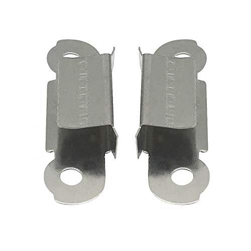 Sunhokey 2pcs KFL08 3D Printer Parts Horizontal 8mm Diameter Zinc Alloy Housing Pillow Block Bearing (Silver-Fixation Fix Clamp)
