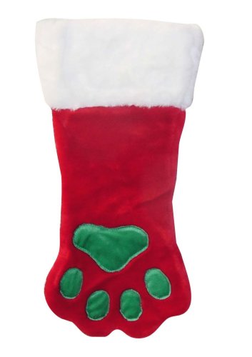 Outward Hound Kyjen PP01766 Christmas Paw Stocking, Large, Red