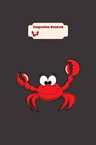 Composition notebook: cancer zodiac horoscope crab spirit animal - 50 sheets, 100 pages - 6 x 9 inches