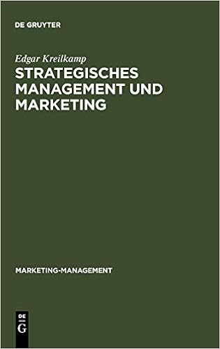 Strategisches Management Und Marketing Markt Und Wettbewerbsanalyse Kreilkamp Edgar Amazon De Bucher