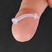 BodyJ4You 5PC Piercing Retainers Clear Bioflex Plastic 16G Eyebrow Lip Septum Flexible Curved Bar