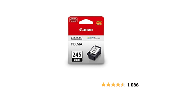 Amazon.com: Canon PG-245 Cartucho de tinta negro, compatible con MX490,  MX492, MG2522 : Productos de Oficina