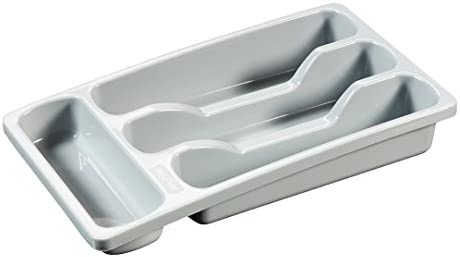 Curver 228006 Cutlery Tray Small Gray Plastic 33 X 20 X 6 Cm
