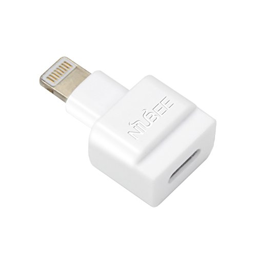NIUBEE Lightning Docking Extender Vedio & Audio Adapter Station For Lifeproof Otterbox Case, Male to Female Lightning DockStubz for iPhone 5/5C/5S/SE/6/6S/7 Plus/ iPad Air And More (White) NIUBEE Lightning Docking Extender Vedio & Audio Adapter Station For Lifeproof Otterbox Case, Male to Female Lightning DockStubz for iPhone 5/5C/5S/SE/6/6S/7 Plus/ iPad Air And More (White)