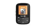 SanDisk 16GB Clip Sport Plus MP3 Player, Black - Bluetooth, LCD Screen, FM Radio - SDMX28-016G-G46K