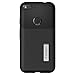 Spigen Slim Armor Google Pixel Case with Kickstand and SF Coated Non Slip Matte Surface and Air Cushion Technology Drop Protection for Google Pixel 2016 - Black