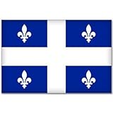QUEBEC Canada Flag bumper sticker decal 5