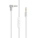 ICEVEIN OEM Replacement Audio Cable Cord Wire for Beats by Dr Dre Headphones Solo/Studio/Pro/Detox/Wireless/Mixr/Executive/Pill (White)