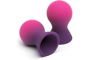 Colourplay Nipple Suckers - Color Changing Nipple Suction Toy - Soft Silicone Beginner Nipple Toy - Nipple Stimulator for Inc