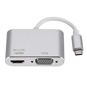 Cikuso Tipo C a Hdmi Vga Cable de Video Tipo C Adaptador Dock Hub ...