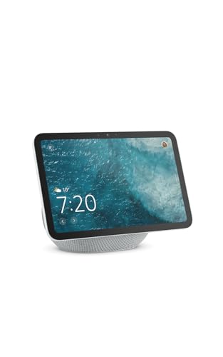 Certified Refurbished Amazon Echo Show 8 (newest gen), Vibrant HD 8.7" display with spatial audio, Glacier White