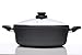Swiss Diamond 11 Inch, 5.3 Quart Braiser Nonstick Induction Braiser with Lid - Dishwasher Safe and Oven Safe Aluminum Braiser