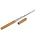 Docooler174; Mini Aluminum Pocket Pen Fishing Rod Pole + Reel (Golden)