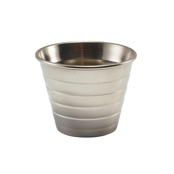 GenWare Stainless Steel Ribbed Ramekin 2.5oz / 71ml, RAMSTR2, Pack of 24