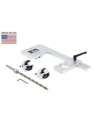 True Position Tools, TP-PLJ, kit de platilla para luz de disco, 2-1 8 y 2-1 4 pulgadas, Forstner Bits